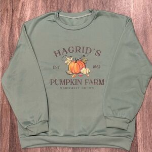Pumpkin Farm Green Sweater